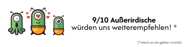9/10 Aliens würden uns weiterempfehlen